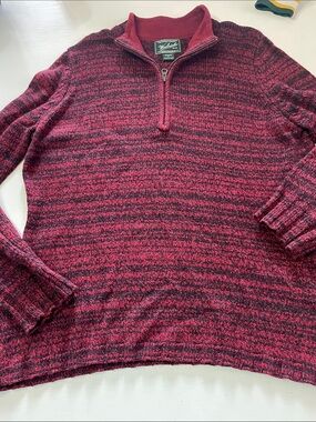 Woolrich women’s knit sweater size XL quarter zip